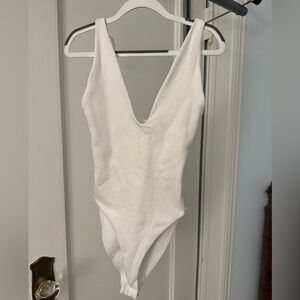 Zara Deep V-Neck Bodysuit